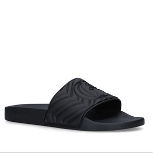 💥HP!💥GUCCI METALASSE PURSUIT SLIDES -NIB!